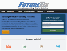 Tablet Screenshot of futuretix.com